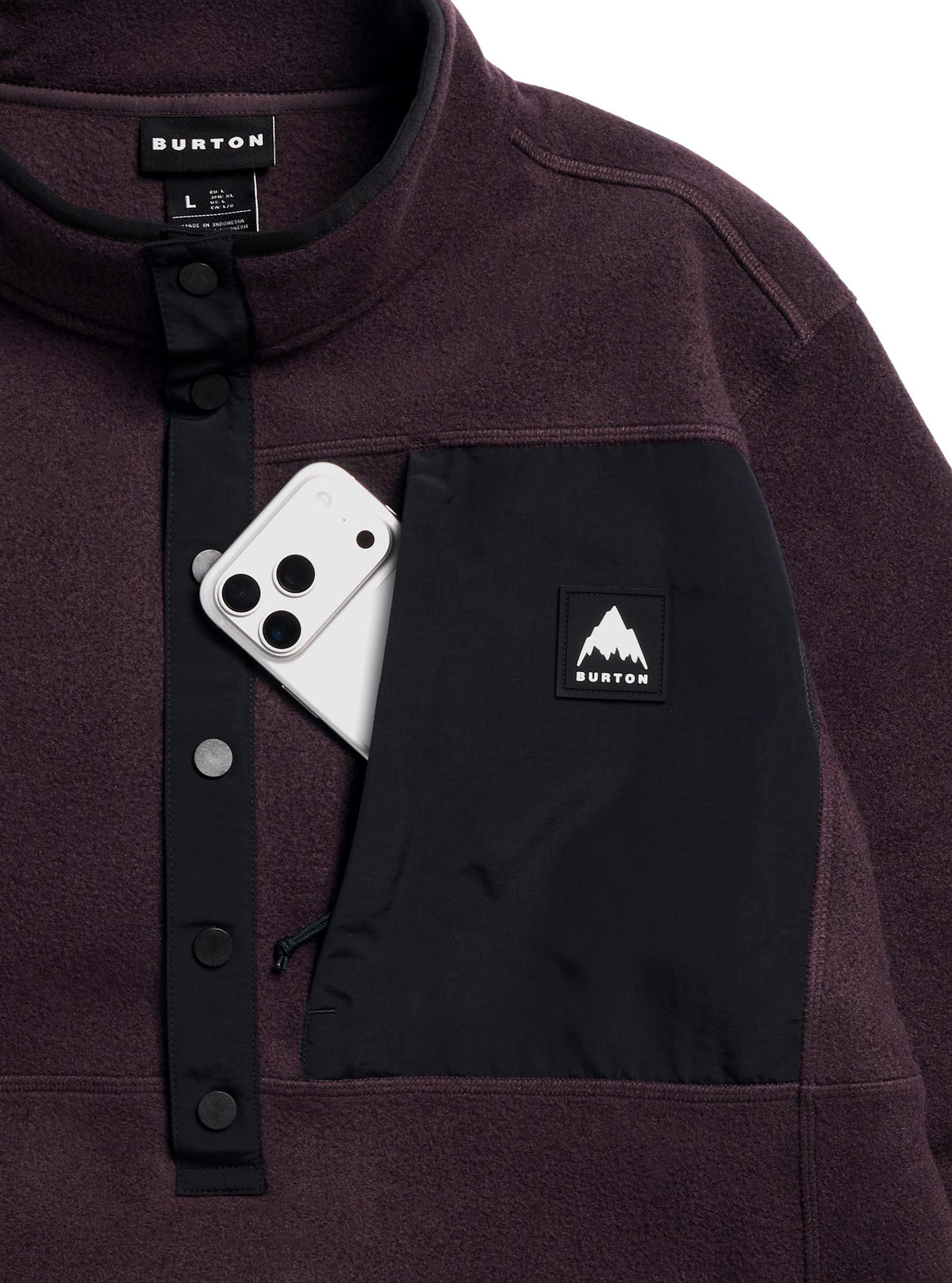 Burton Mens Cinder Pullover Fleece