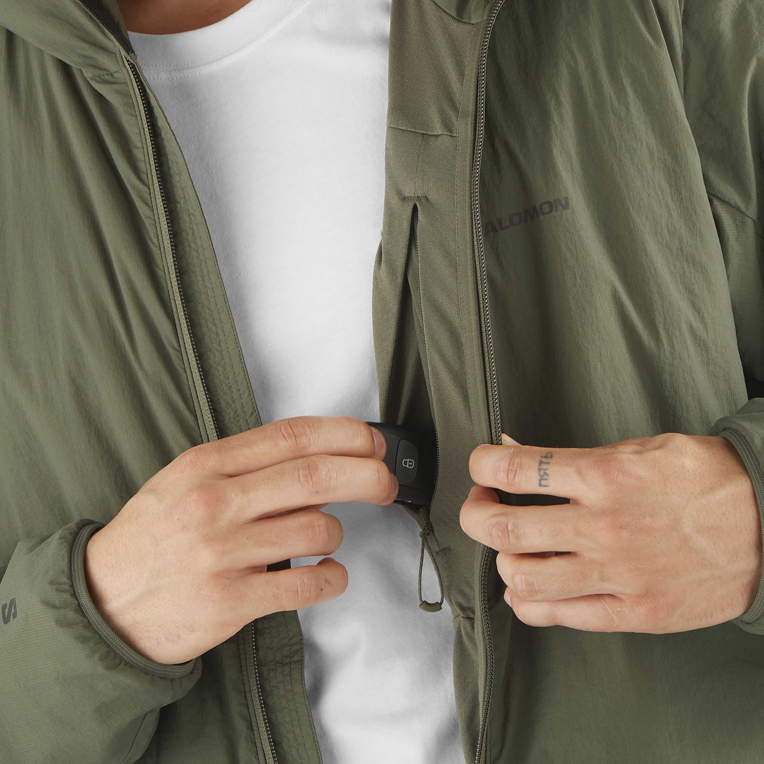 Salomon Mountain Flex Hooded Ski Jacket - Mens