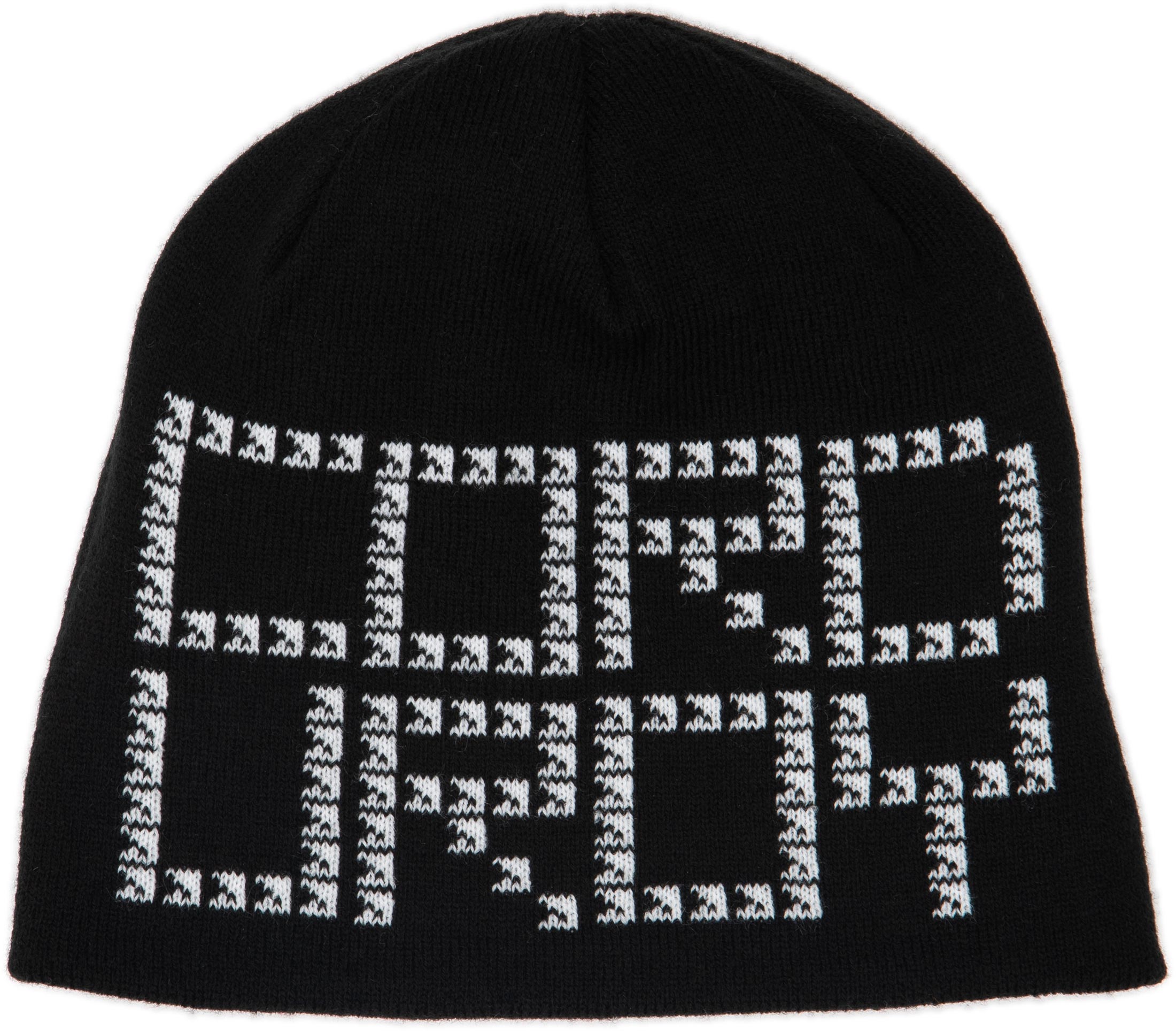 Corduroy Shadow Plaid Reversible Skully Beanie