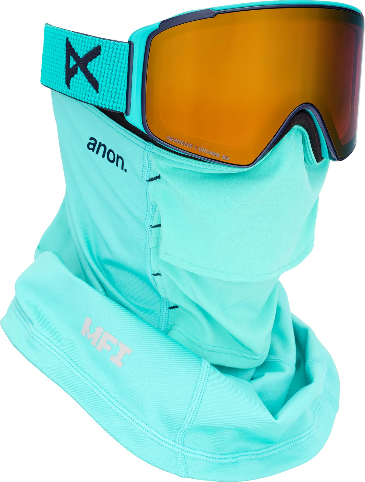 Anon M4S Goggle (Cylindrical) + Bonus Lens + MFI Face Mask