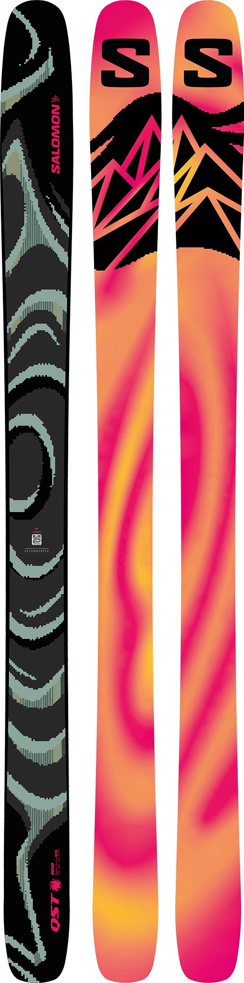 Salomon QST 100 Black Ski
