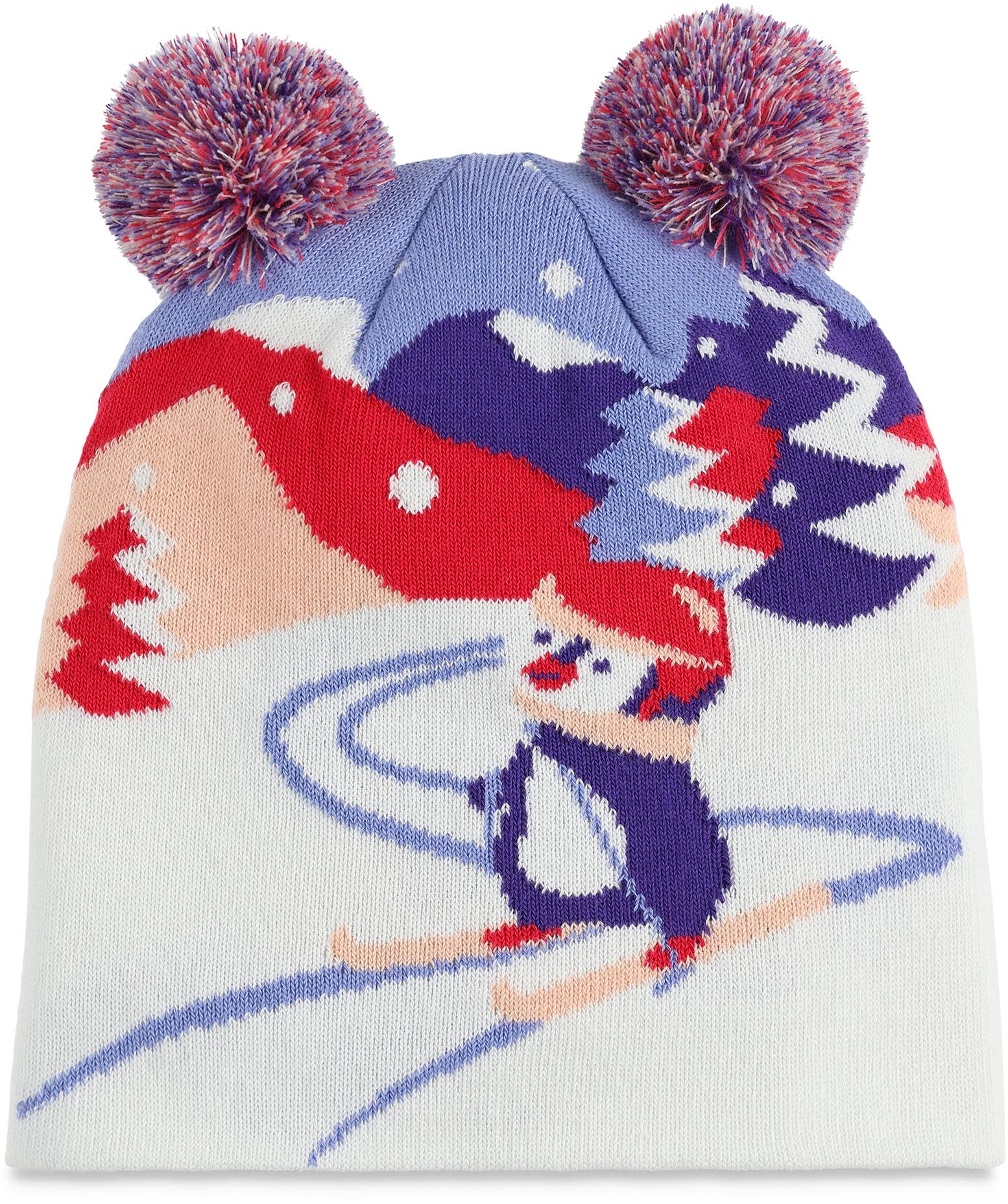 Spyder Girls Penguin Double Pom Hat 2025