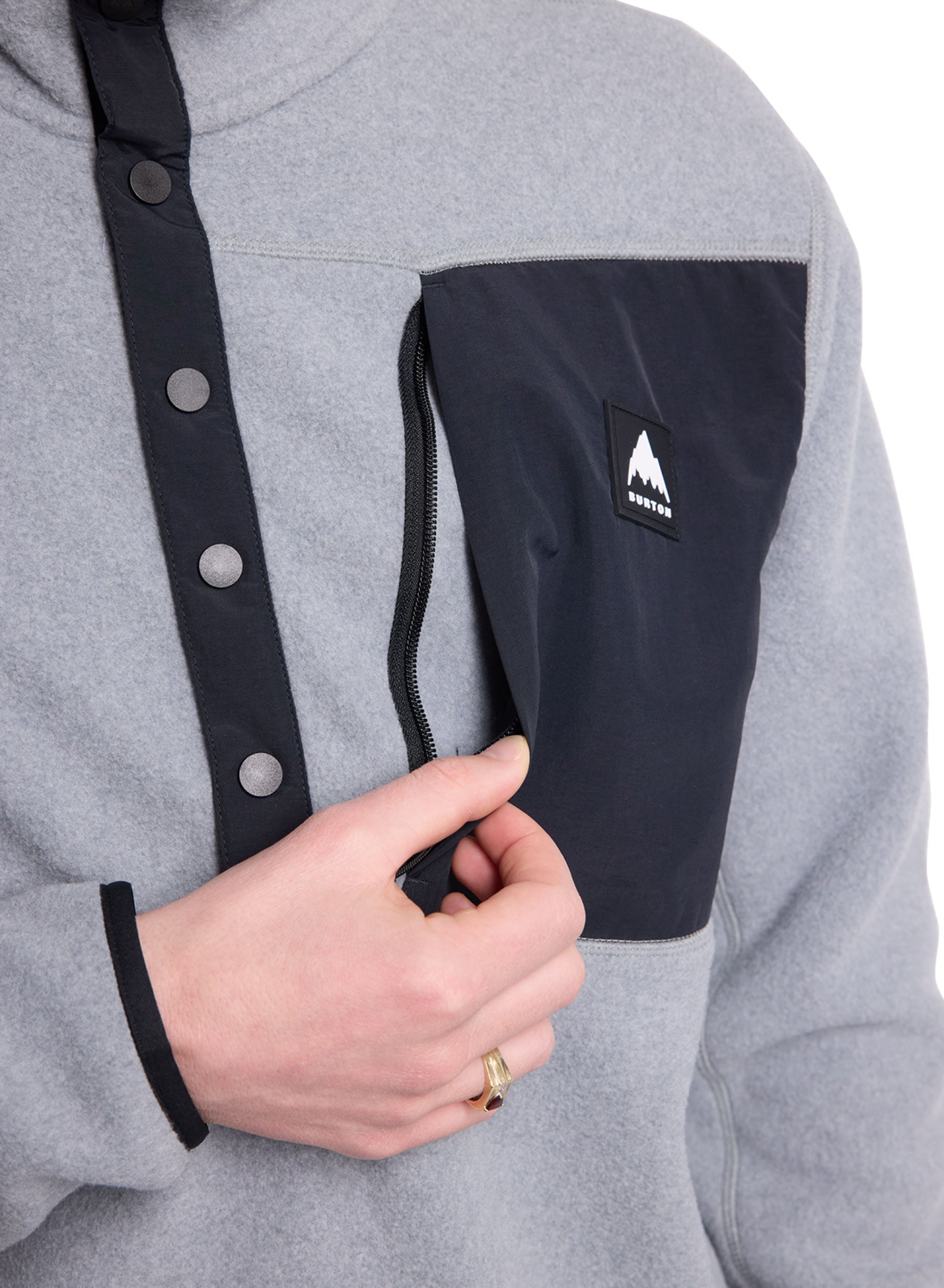 Burton Mens Cinder Pullover Fleece