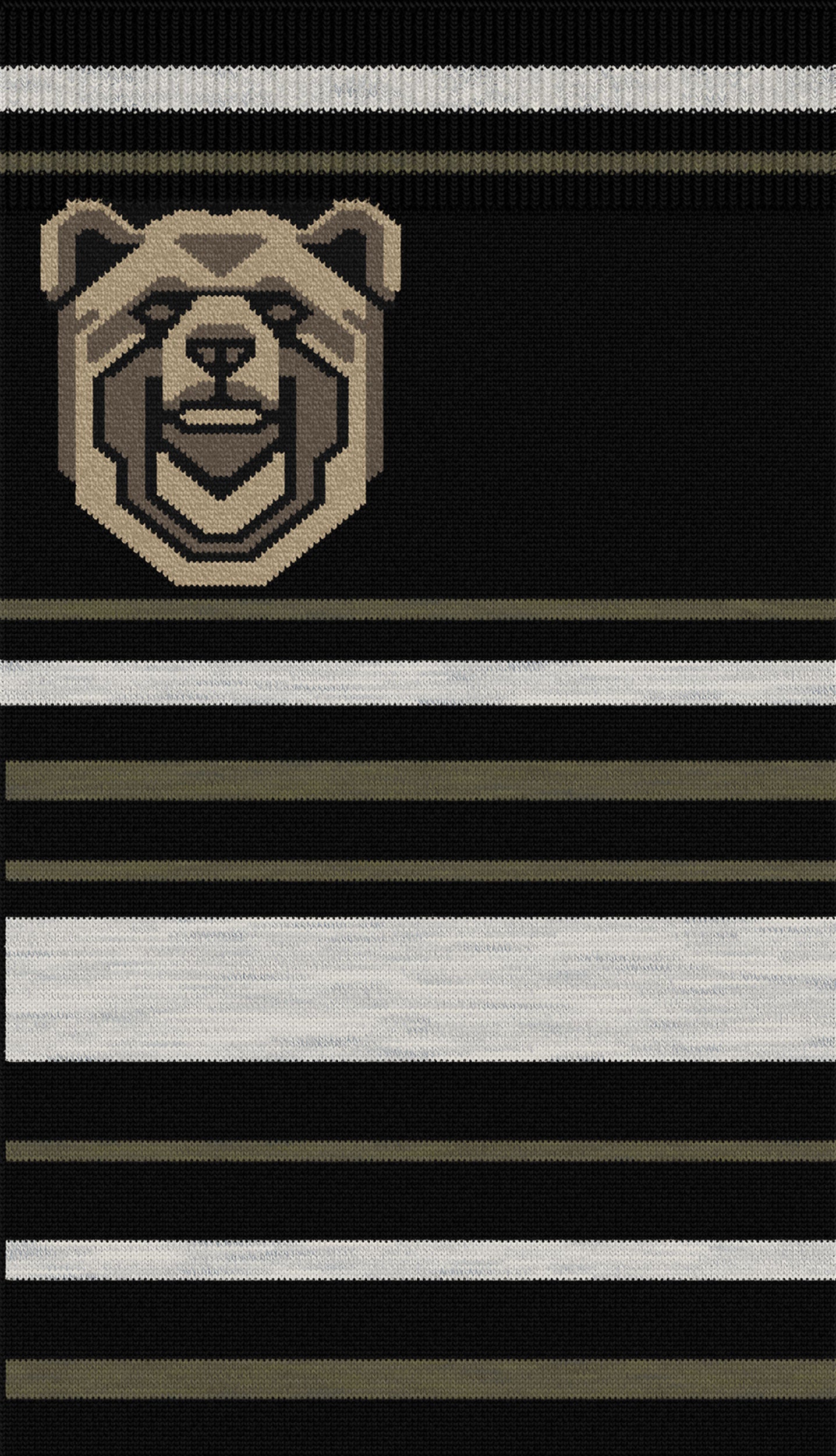 Smartwool Ski Full Cushion Growling Grizzly OTC Ski Sock - Mens