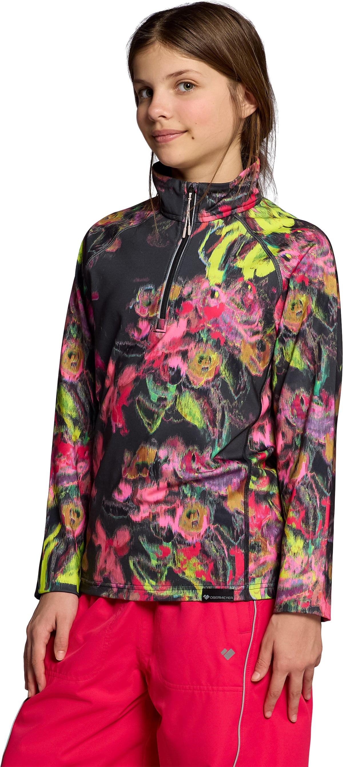 Obermeyer Teen Oly Baselayer Zip Top