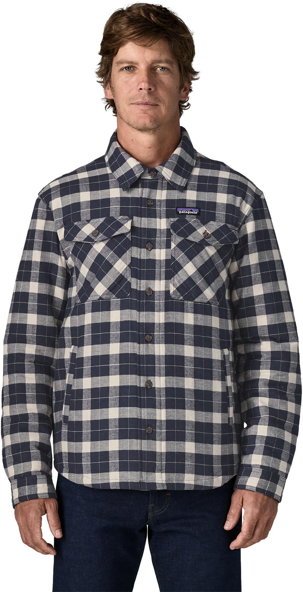 Patagonia Mens LW Insulated Fjord Flannel Shirt