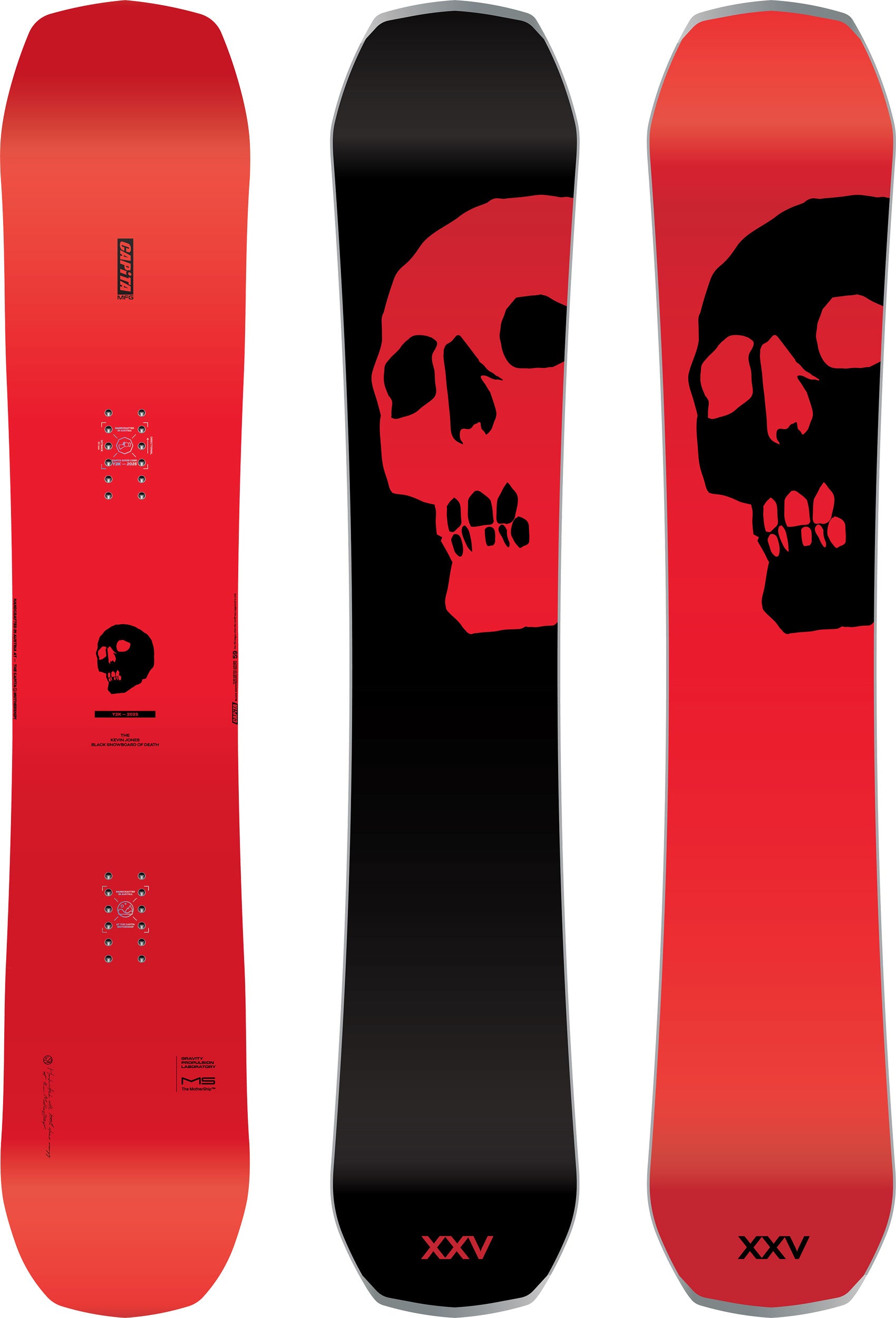Capita Black Snowboard of Death Snowboard