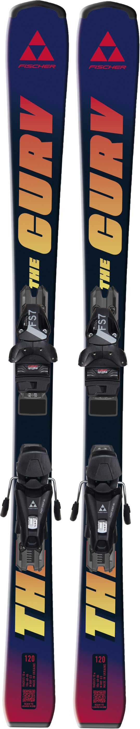 Fischer The Curv Jr Ski + FS 7 CA GW Ski Binding 2025