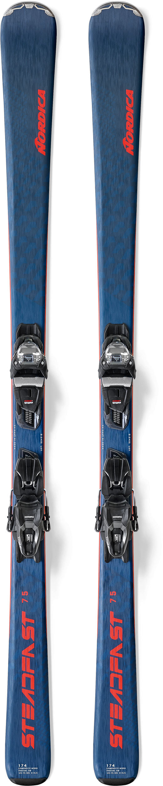 Nordica Steadfast 75 CA Ski + TP2 Compact 10 FDT Ski Binding