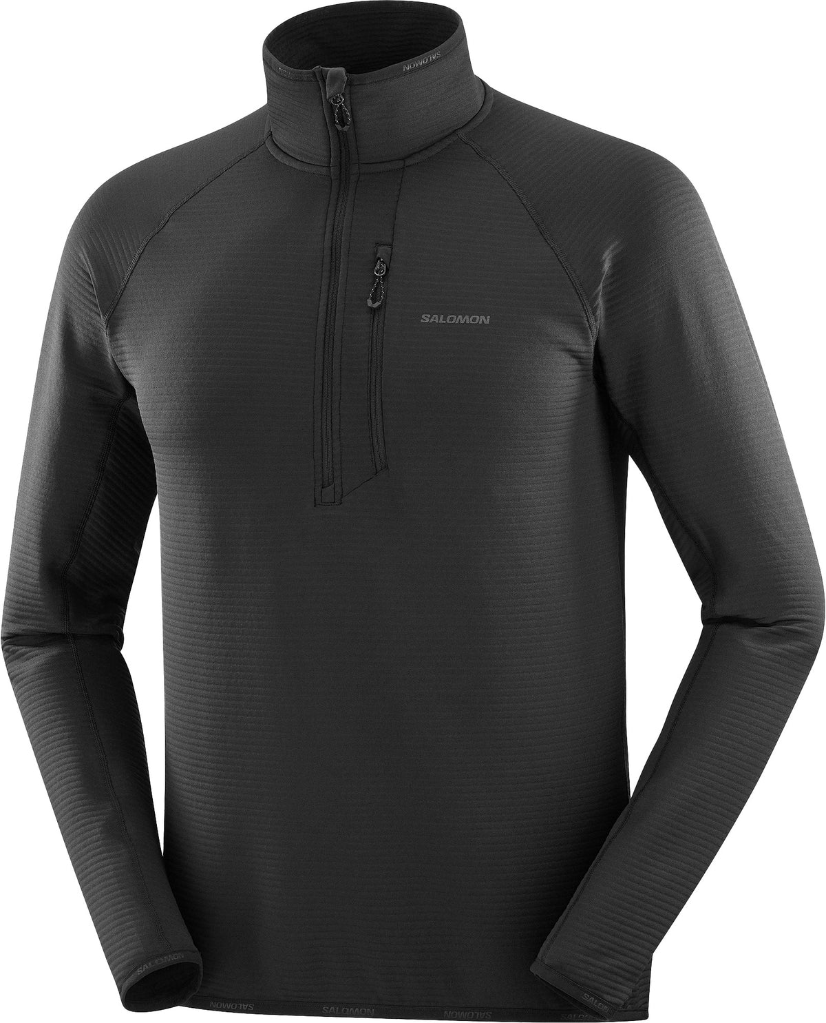 Salomon Mens Essential Lightwarm Half-Zip Midlayer