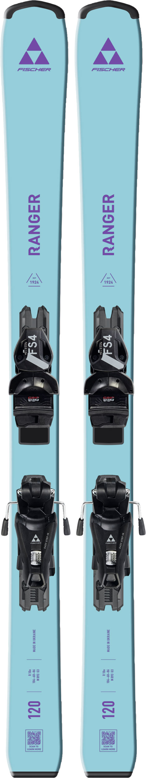 Fischer Ranger Jr Ski + FS4 GW Ski Binding 2025