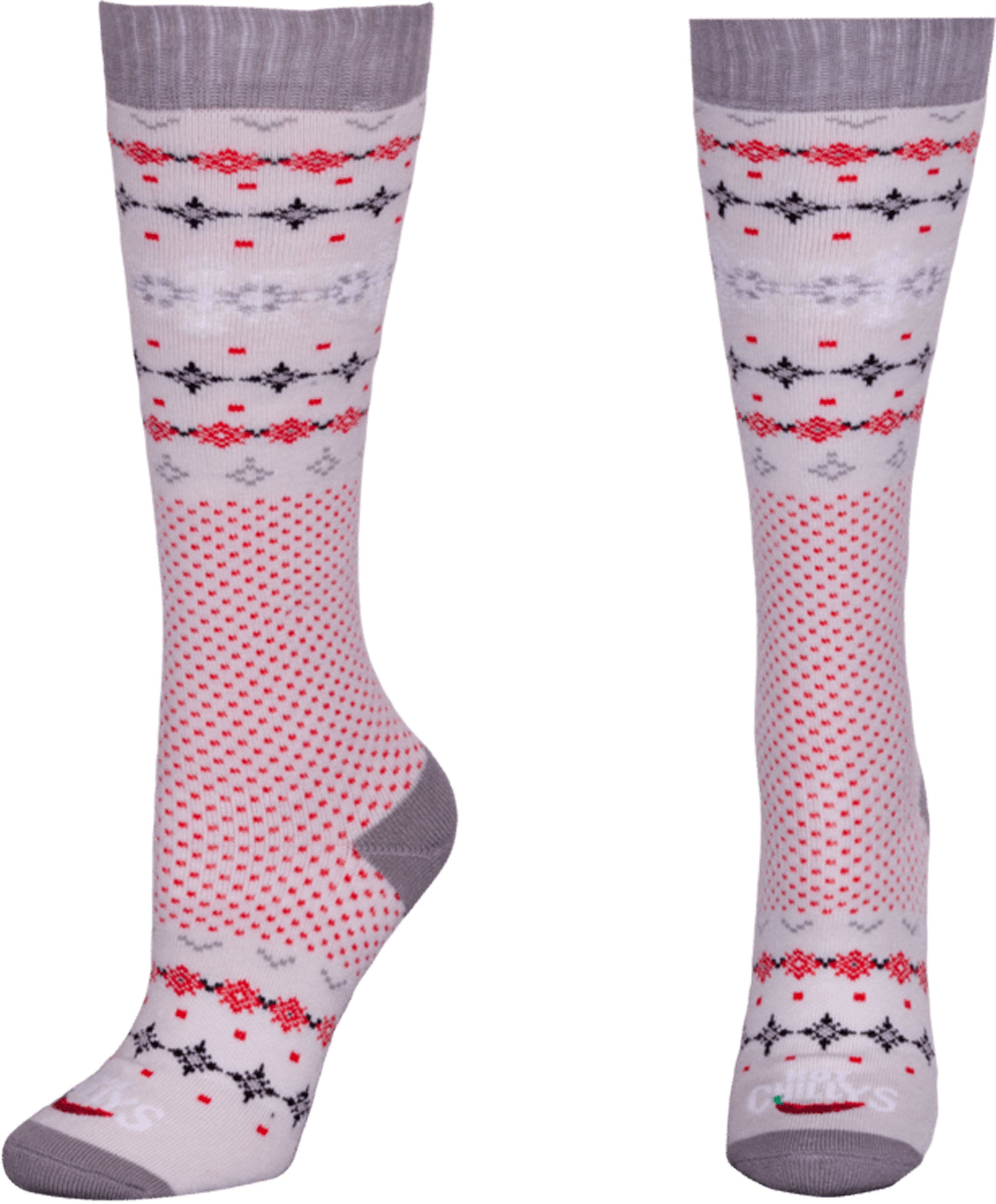 Hot Chillys Nordic Snowflake Mid Volume Sock - Womens 2025