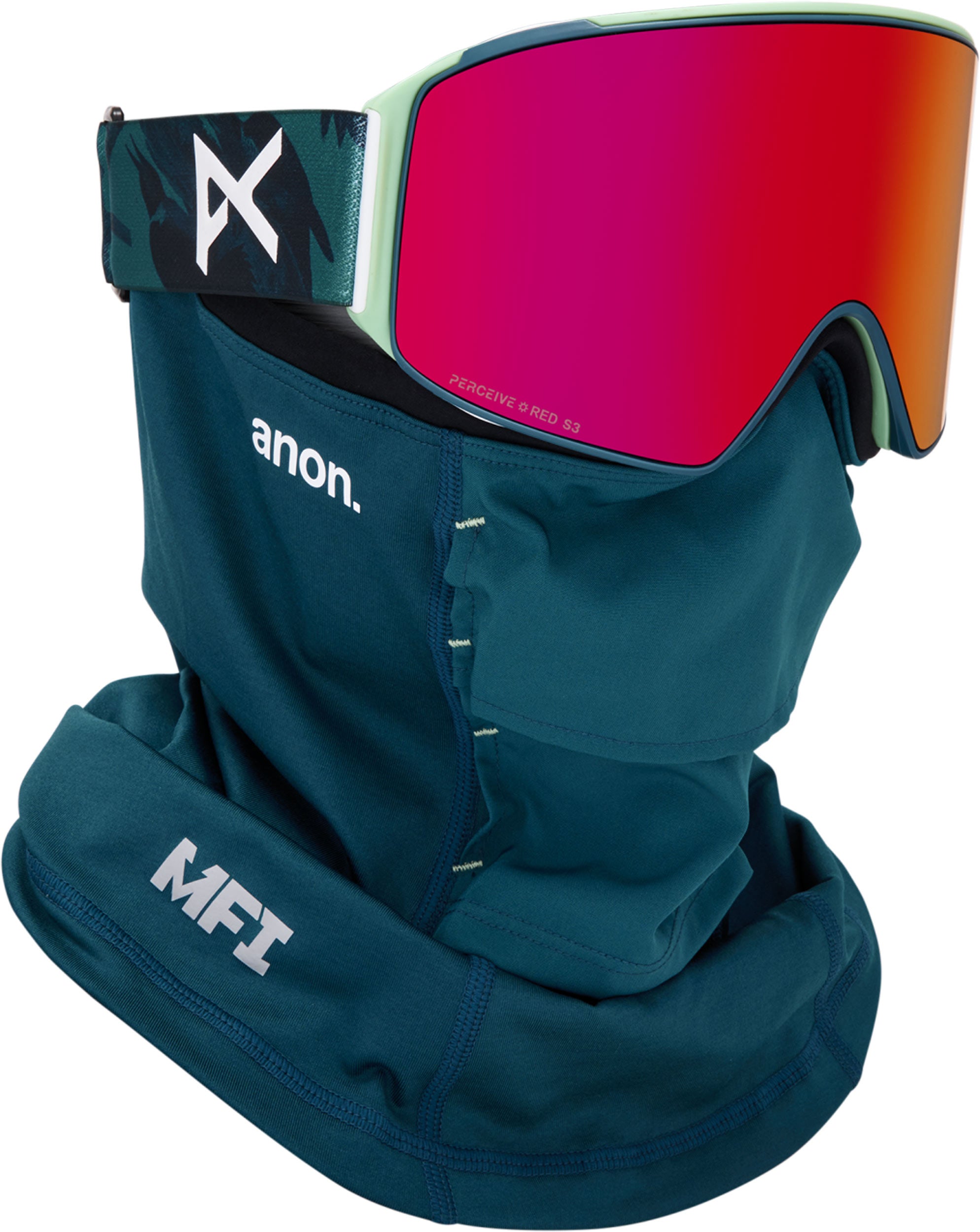 Anon M4 Cylindrical Goggle + Bonus Lens + MFI Face Mask