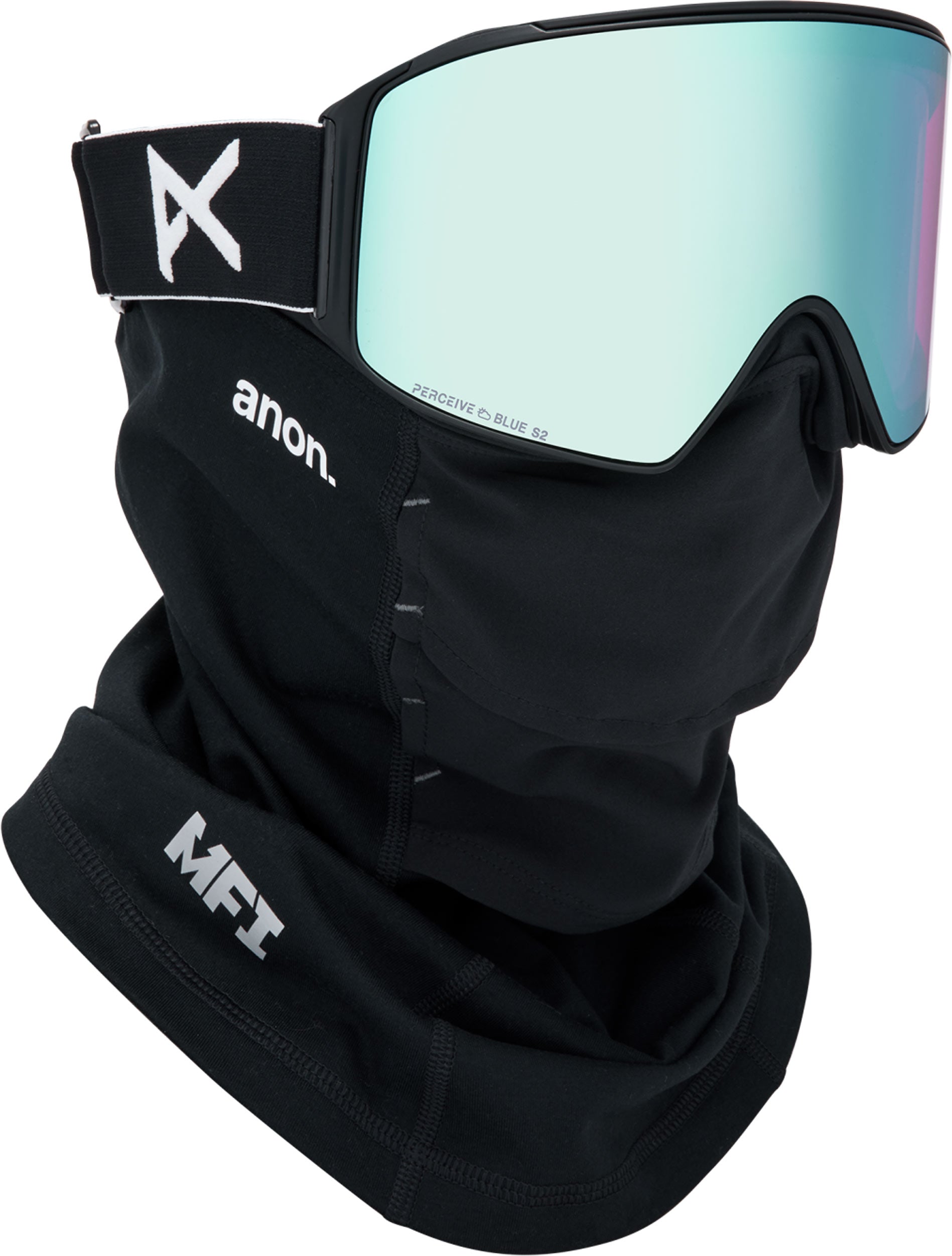 Anon M4 Cylindrical Goggle + Bonus Lens + MFI Face Mask