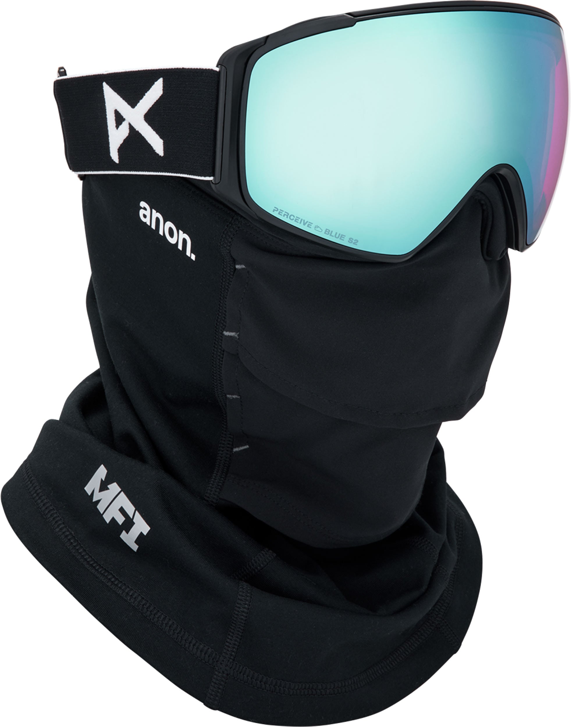 Anon M4S Toric Goggle + Bonus Lens + MFI Face Mask - Low Bridge Fit