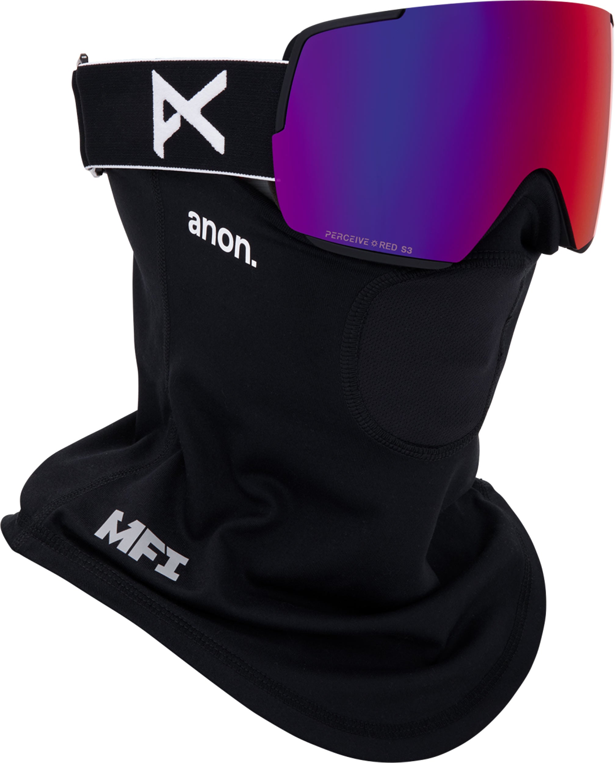 Anon M5S Goggle + Bonus Lens + MFI Face Mask - Low Bridge Fit