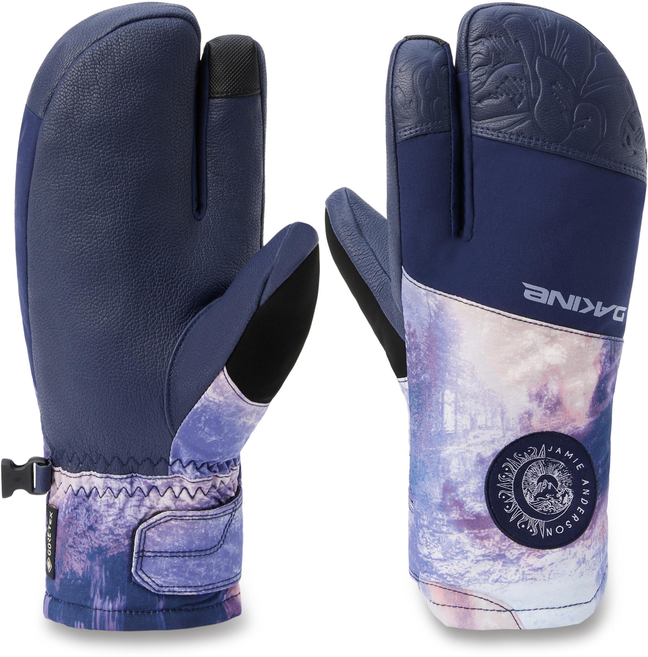 Dakine Womens Team Fleetwood Gore-Tex Short Trigger Snowboard Mitt Jamie Anderson 2025