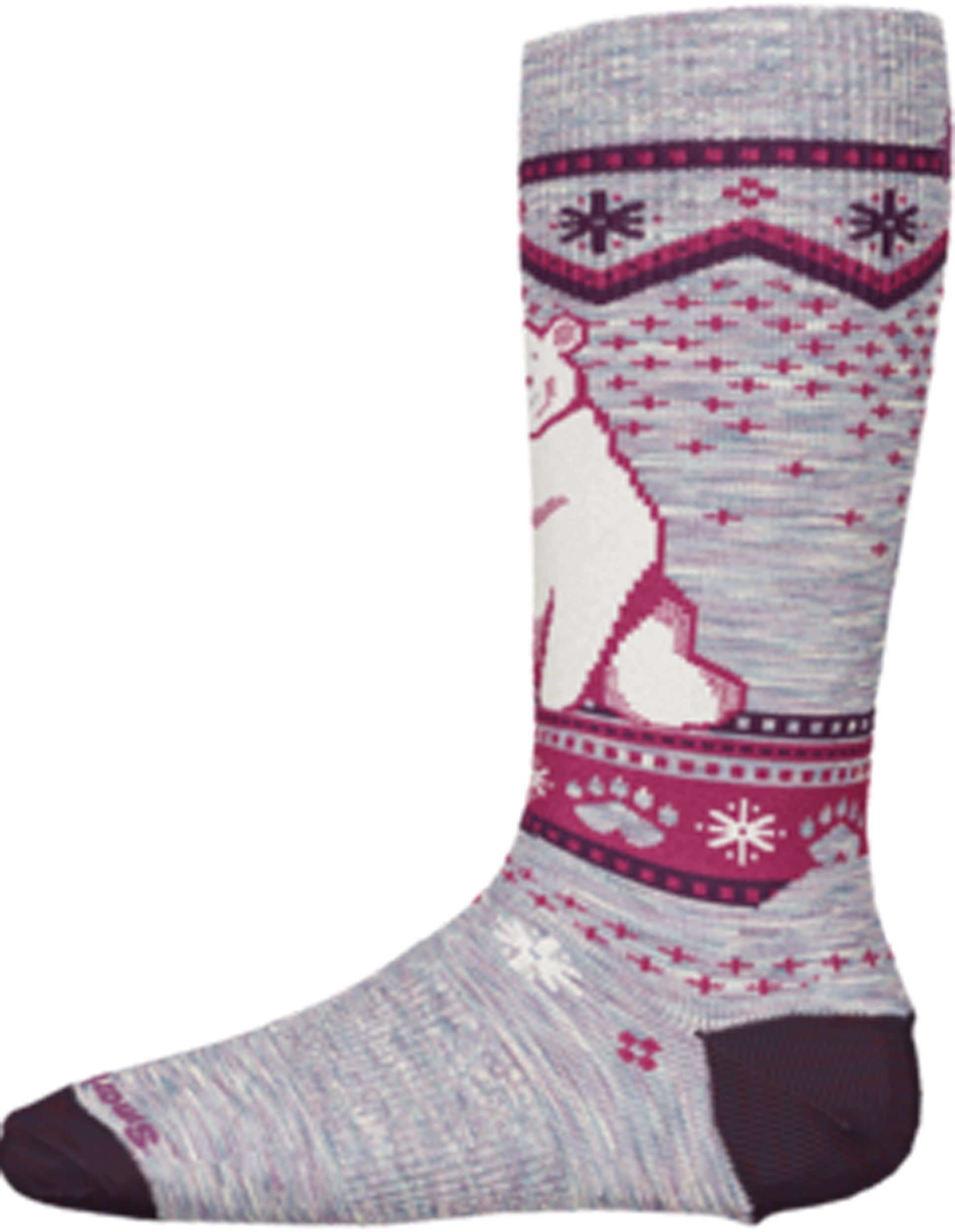 Smartwool Wintersport Full Cushion Polar Bear Ski Sock