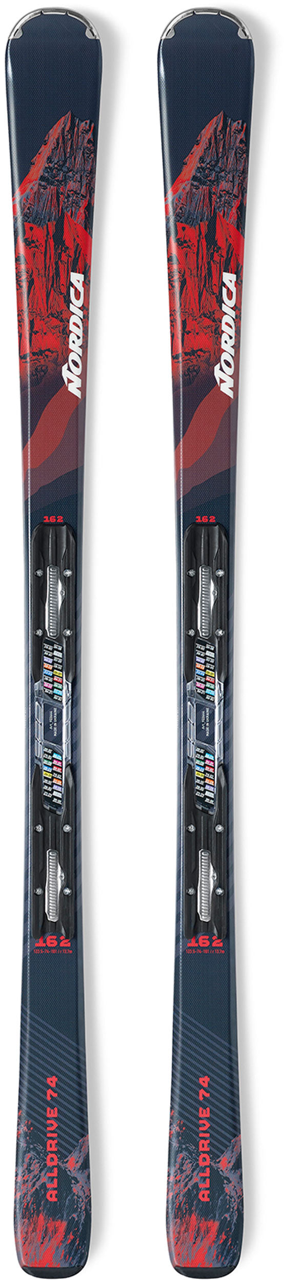 Nordica Alldrive 74 Ski + TP2 Compact 10 FDT Ski Binding