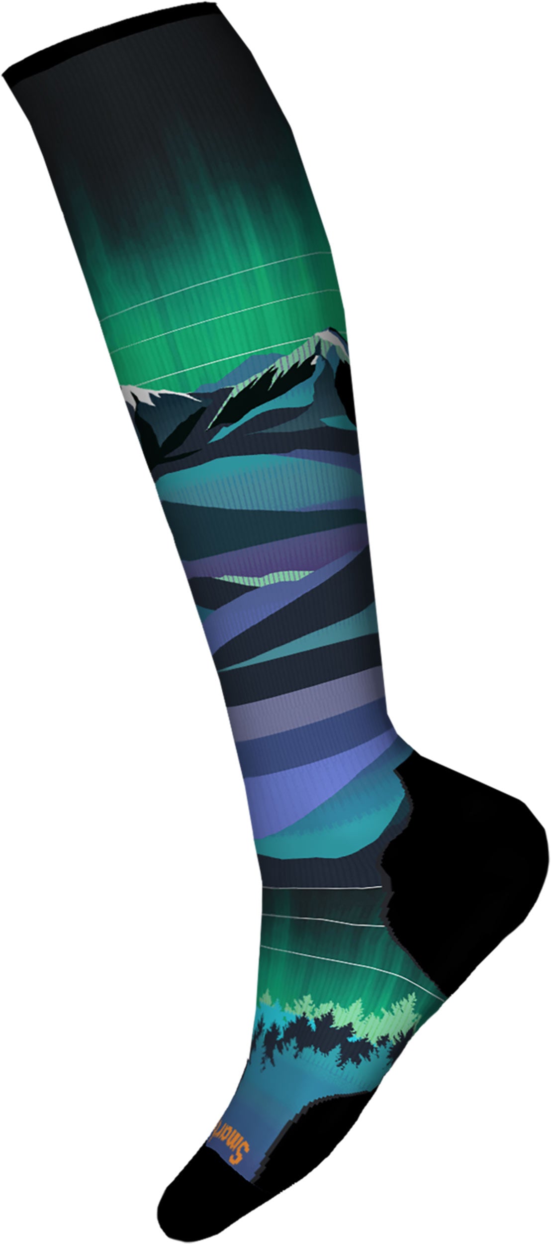 Smartwool Ski Targeted Cushion Compression Print OTC Ski Sock - Womens