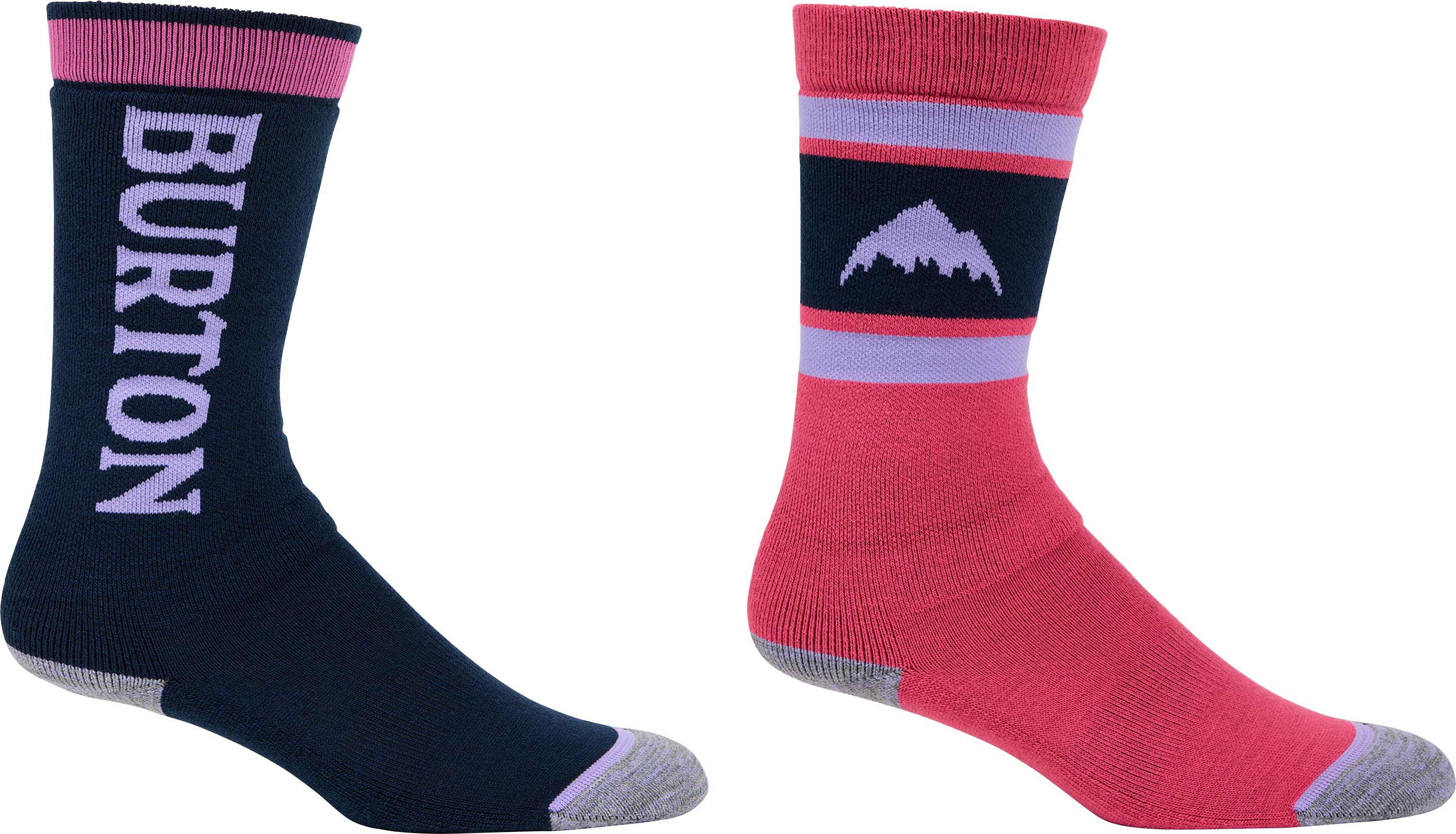 Burton Weekend Midweight Two Pack Snowboard Sock - Youth