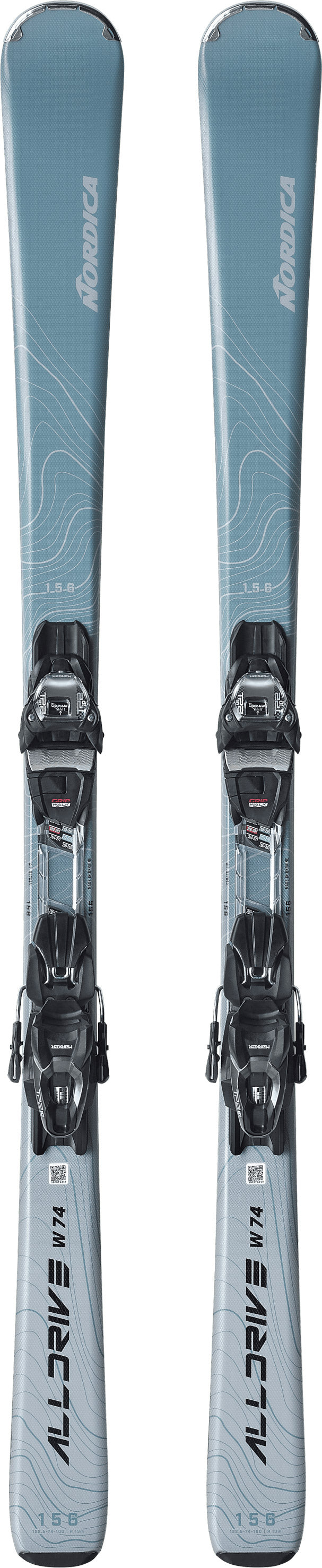 Nordica Alldrive 74 W Ski + TP2 Compact 10 Binding - Womens