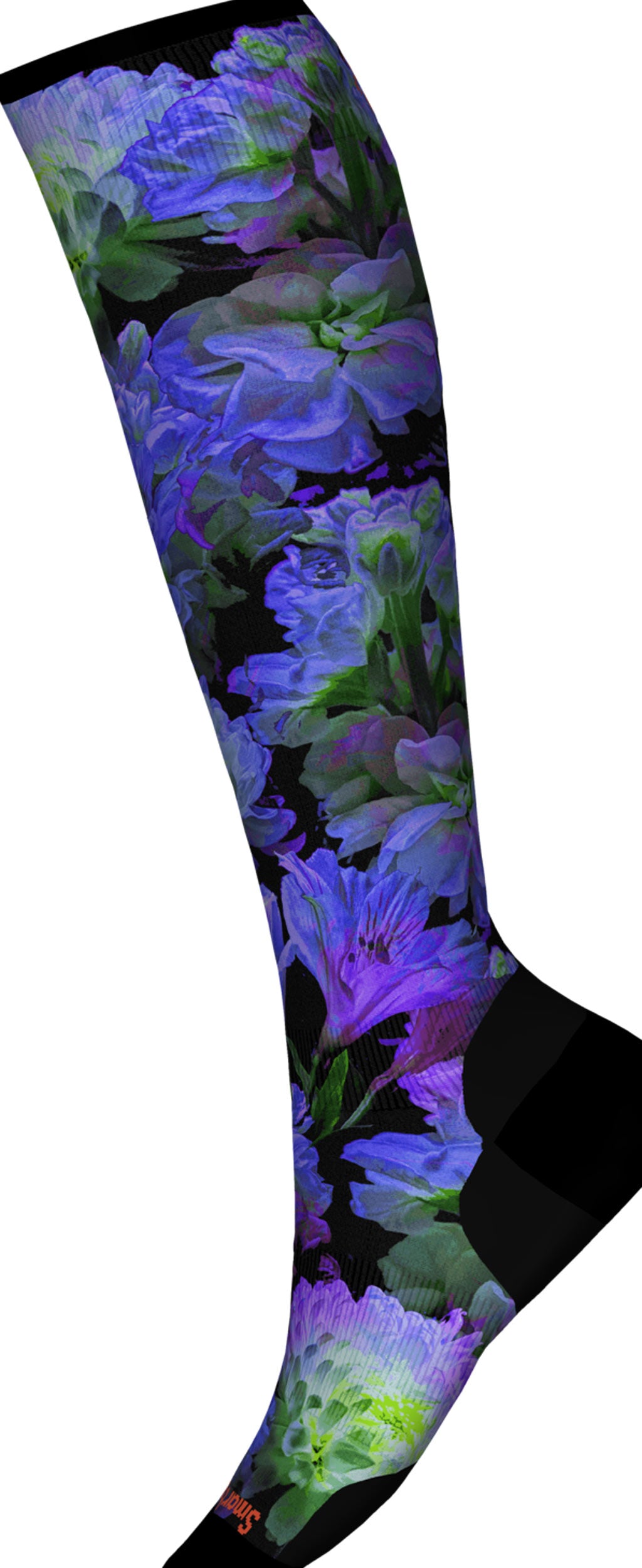 Smartwool Ski Targeted Cushion Electric Lotus Print OTC Ski Sock - Womens