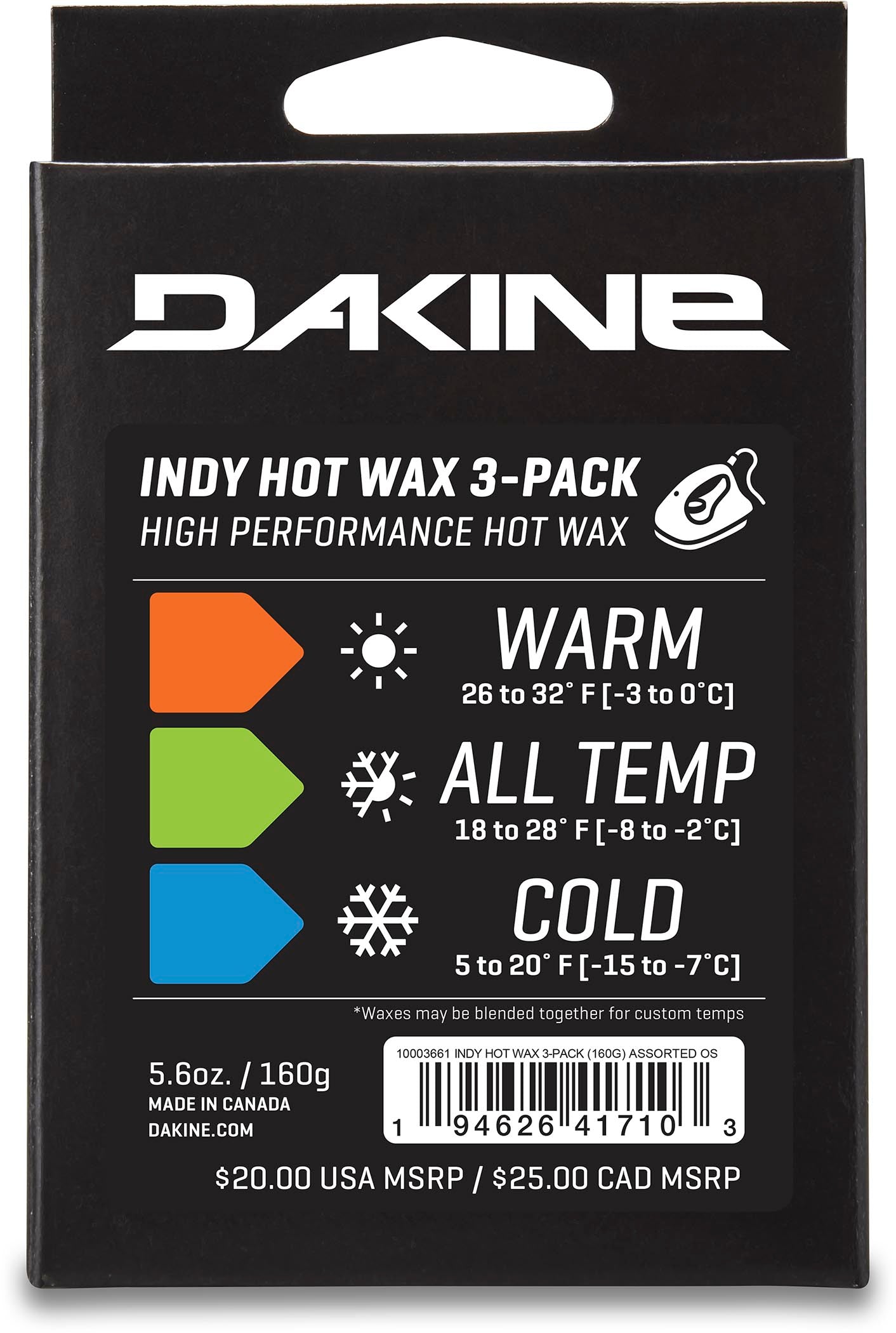 Dakine Indy Hot Wax 3-Pack