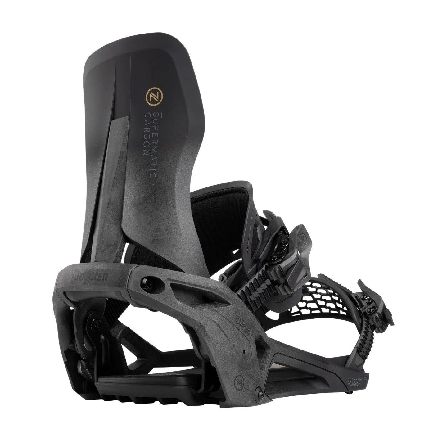Nidecker Supermatic Snowboard Binding - Carbon