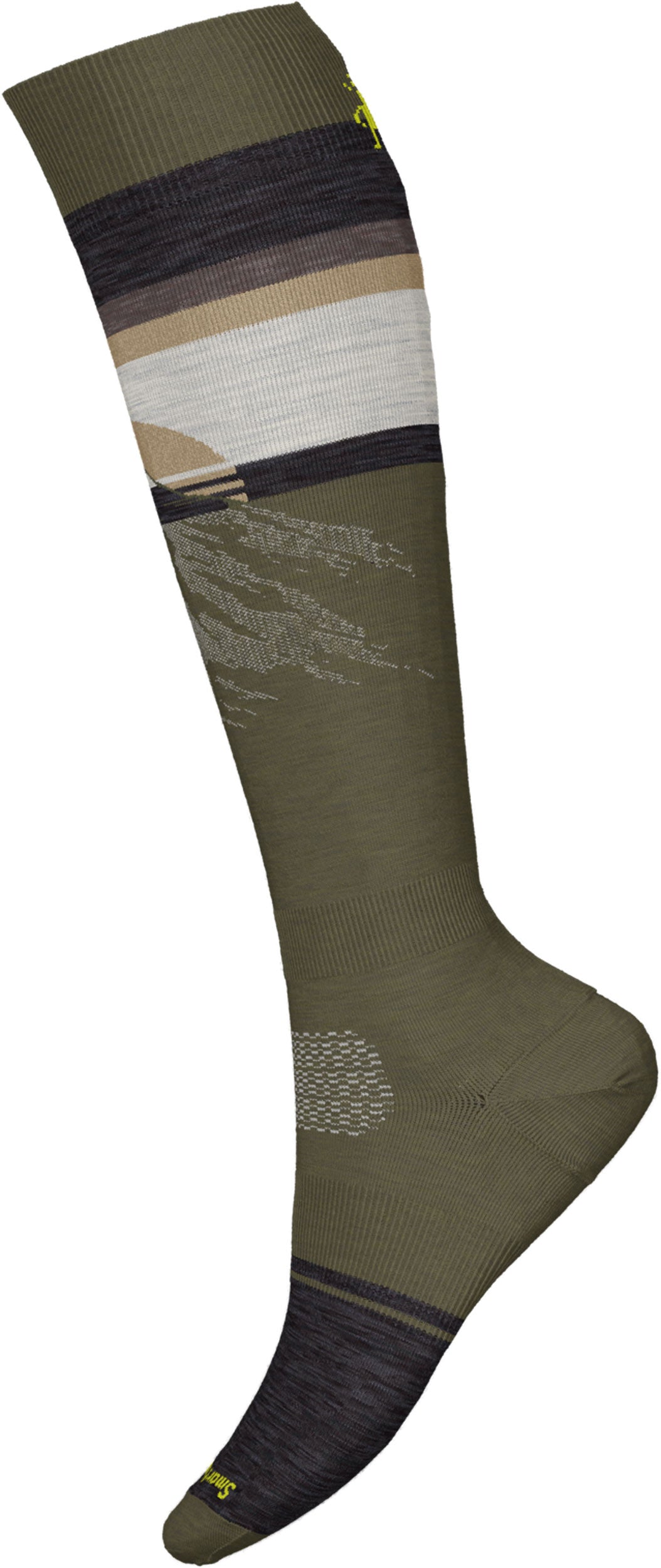 Smartwool Snowboard Targeted Cushion Mountain Sunrise OTC Snowboard Sock - Mens