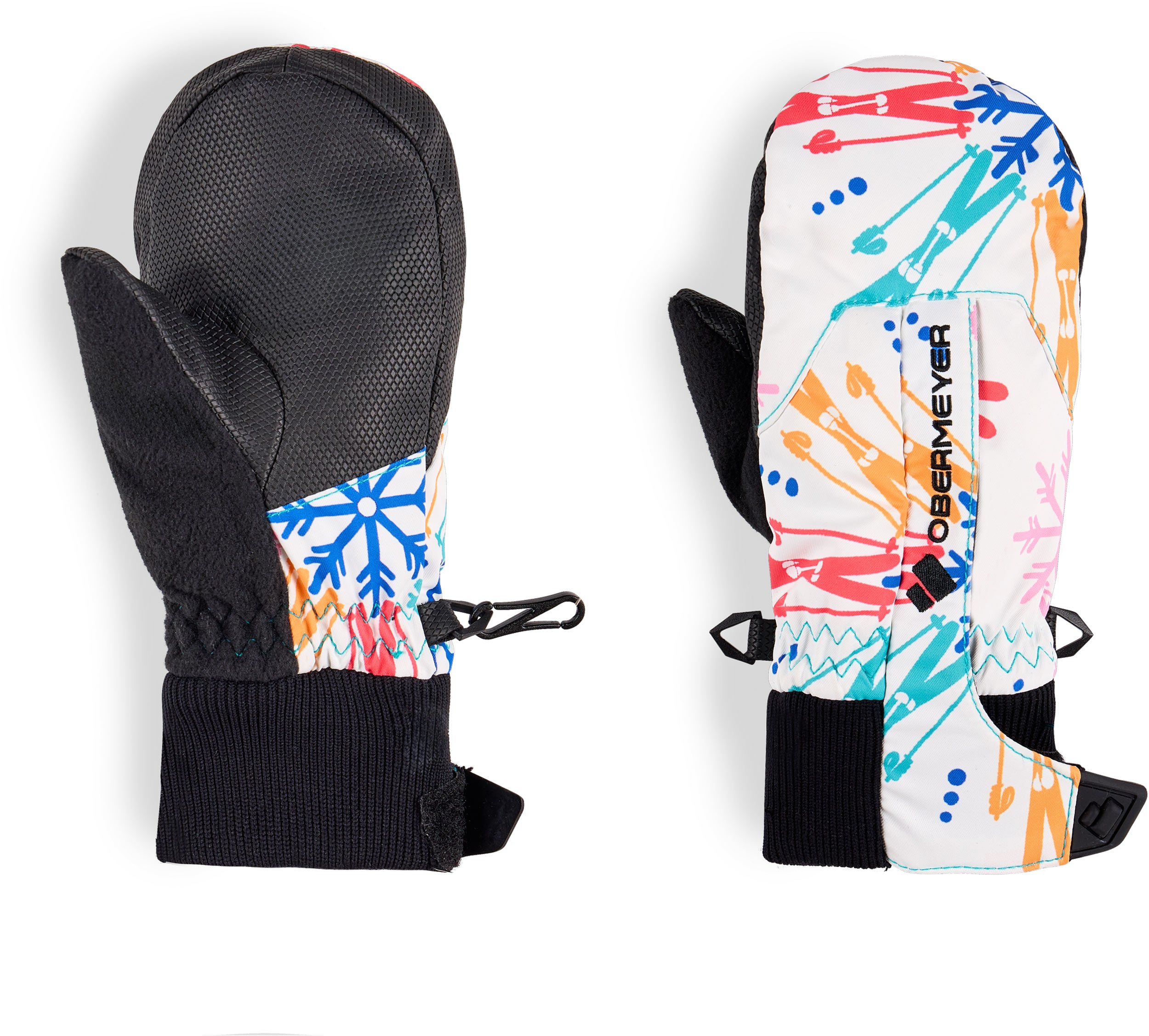 Obermeyer Kids Thumbs Up Print Ski Mitten