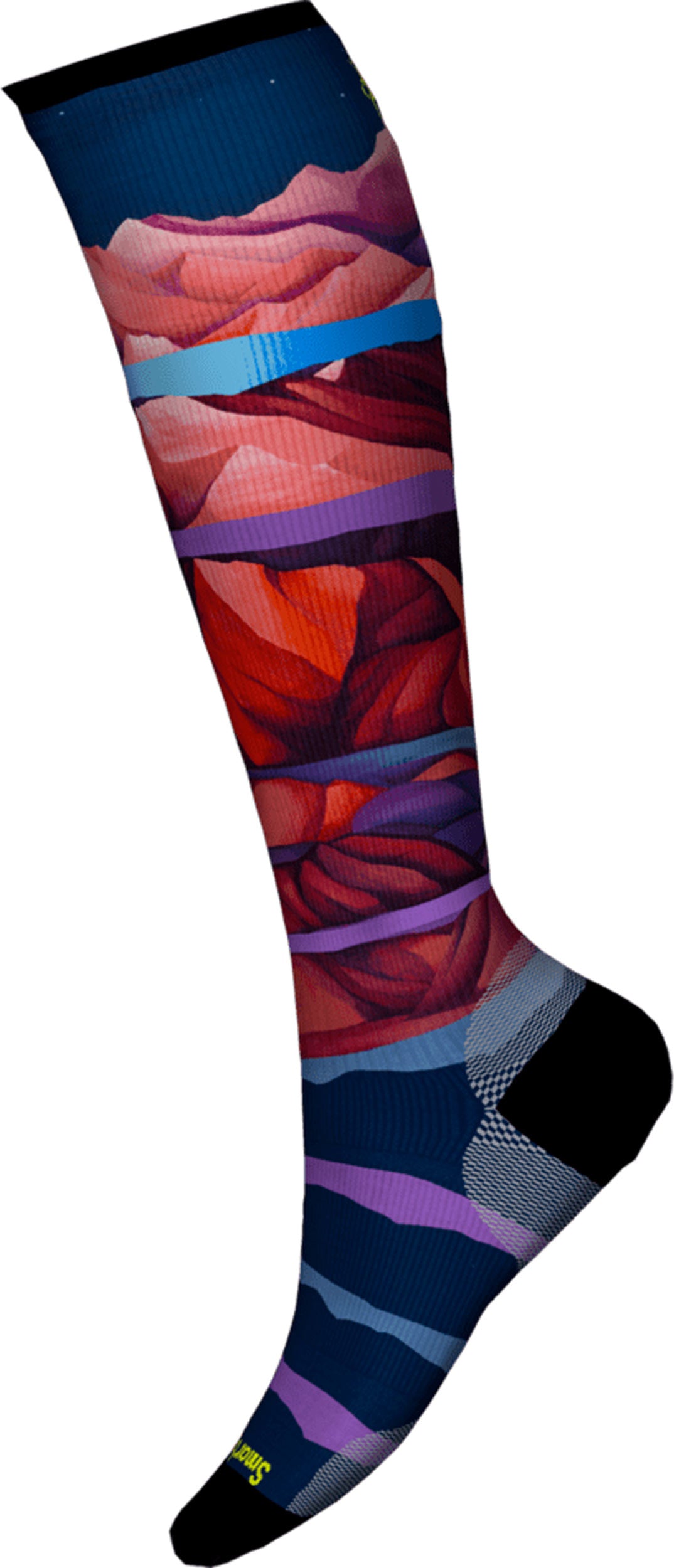 Smartwool Ski Zero Cushion OTC Ski Sock Print - Womens 2023