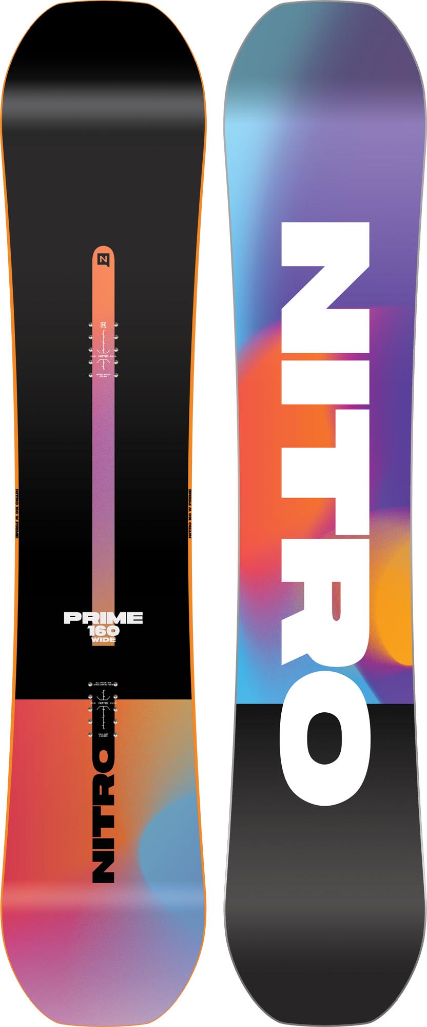 Nitro Prime Chroma Cam-Out Snowboard - Wide