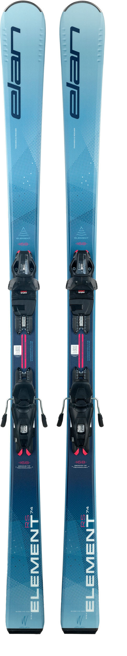 Elan Element 74 RS W Ski + EL 9.0 GW Ski Binding 2025