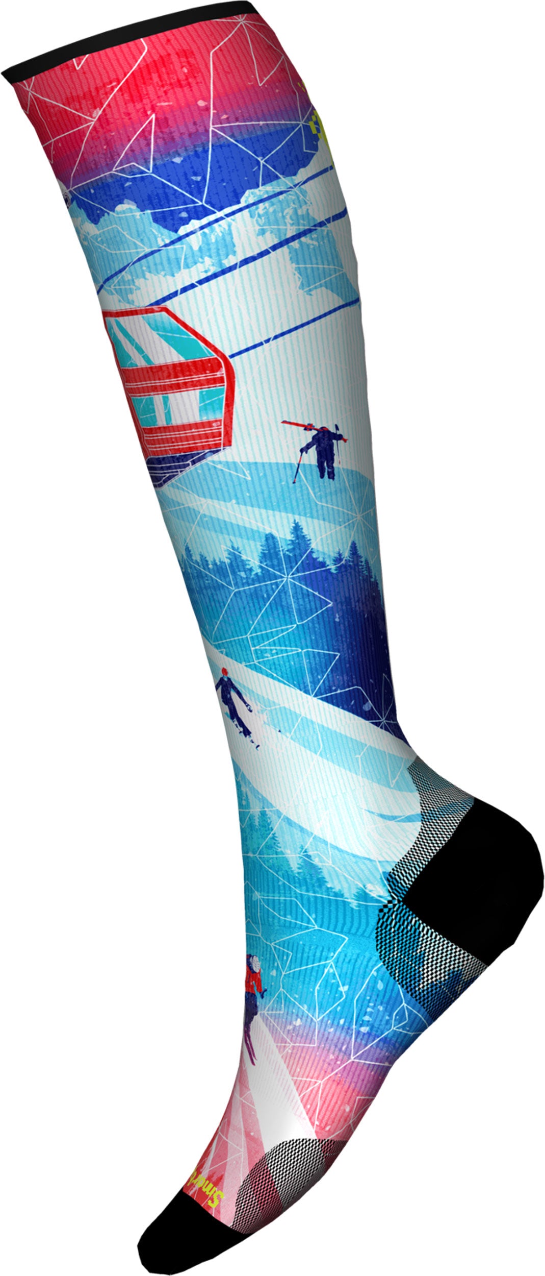 Smartwool Ski Zero Cushion Ski Day Print Ski Socks