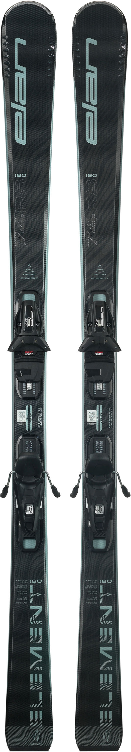 Elan Element 74 RS W Black Ski + EL 9.0 GW Binding