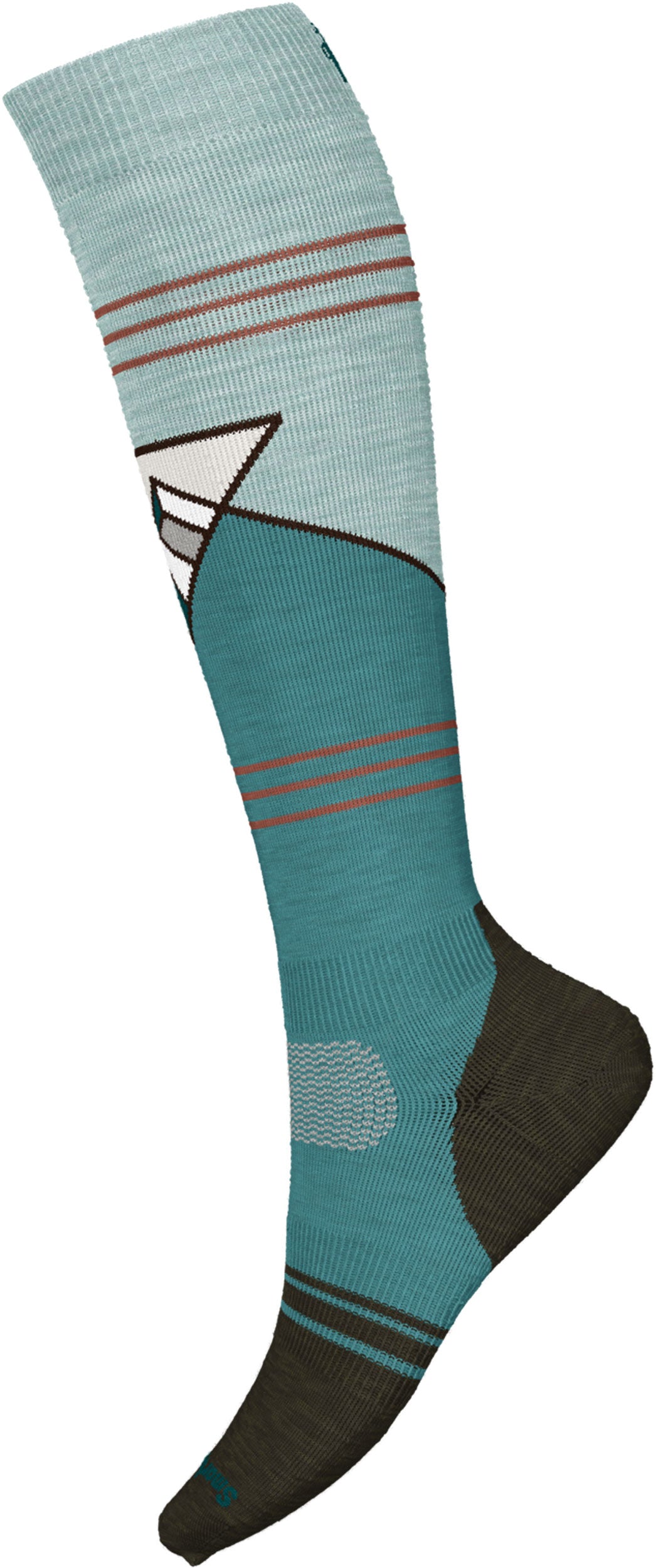 Smartwool Snowboard Full Cushion Mountain Geo Pattern Socks