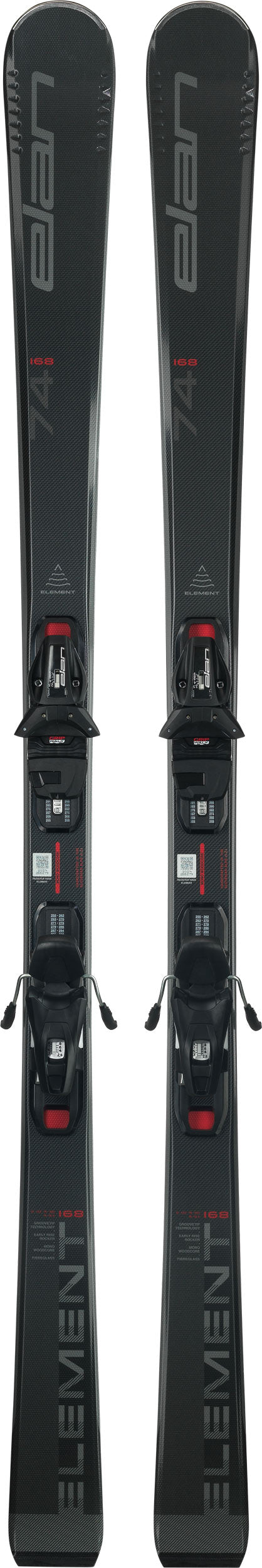 Elan Element 74 Black Ski + EL 9.0 GW Ski Binding