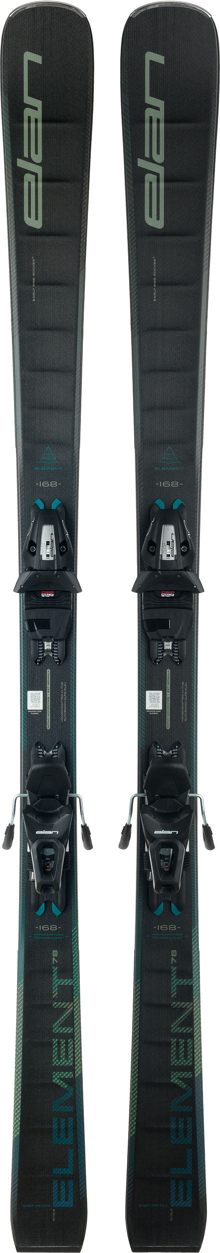 Elan Element 78 Ski + EL 10.0 GW Ski Binding 2025