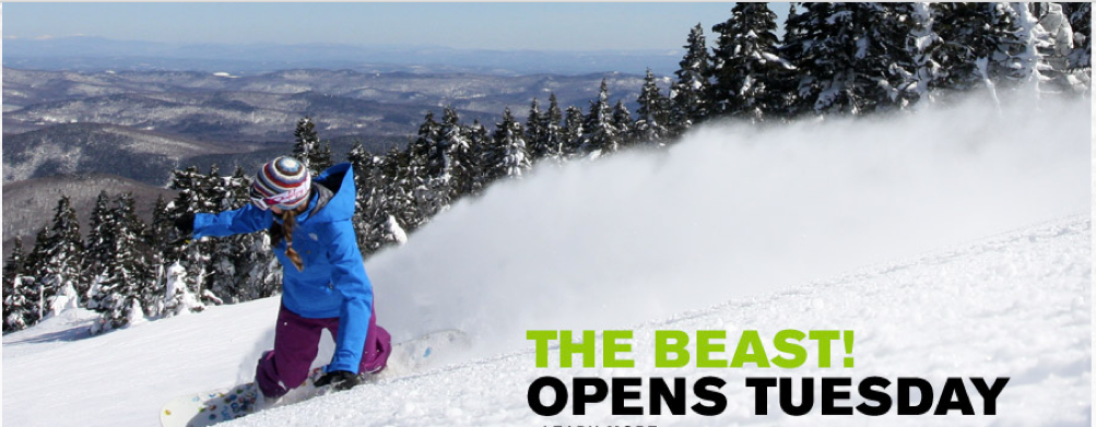 Killington Opens Tomorrow!