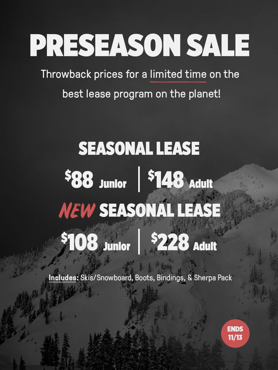 Winter is Coming but Our Preseason Sale is Here