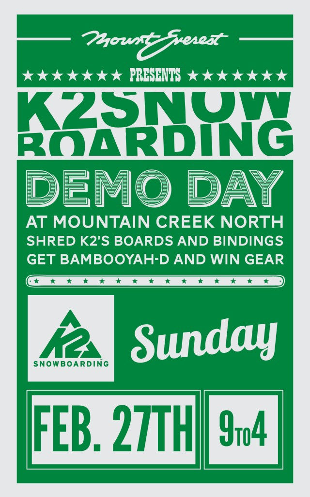 K2 Snowboarding Demo