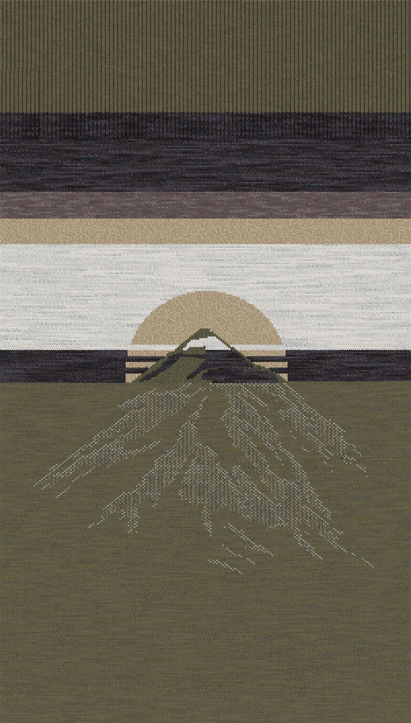 Smartwool Snowboard Targeted Cushion Mountain Sunrise OTC Snowboard Sock - Mens