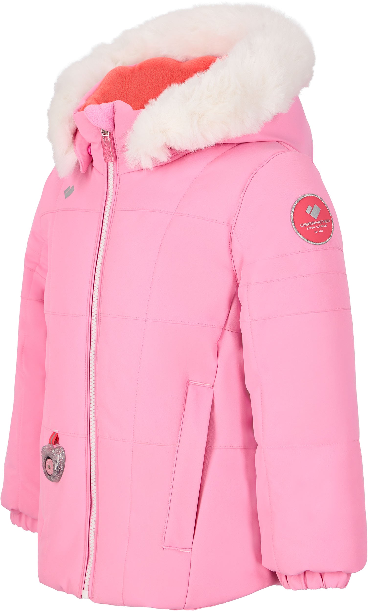 Obermeyer Kaizen Ski Jacket w/Faux Fur