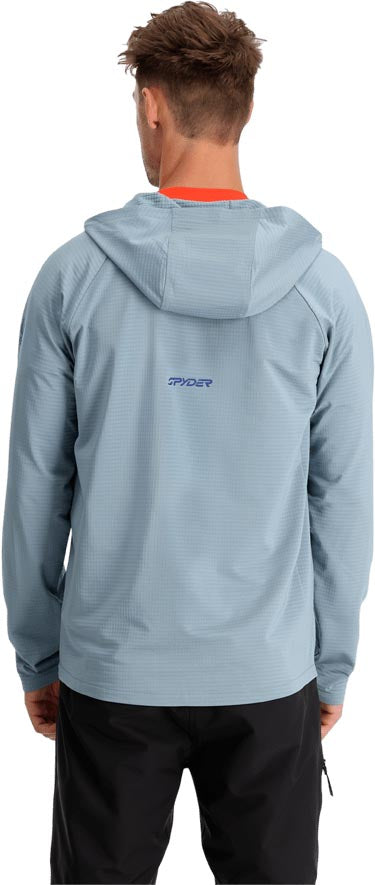 Spyder Mens Matrix Gridweb Fleece Hoodie