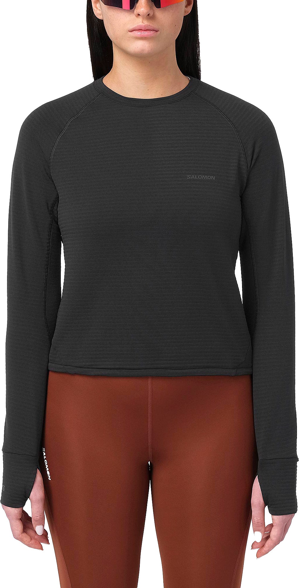 Salomon Womens Essential Lightwarm Crewneck