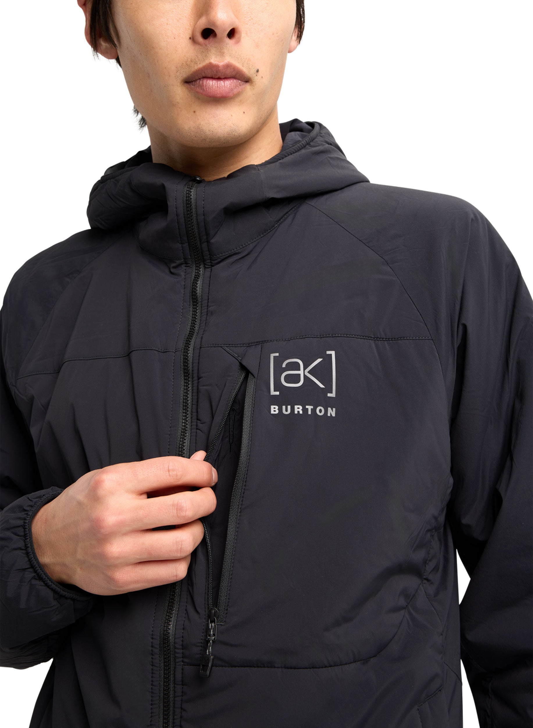 Burton Mens [ak] Helium Hooded Stretch Insulated Snowboard Jacket