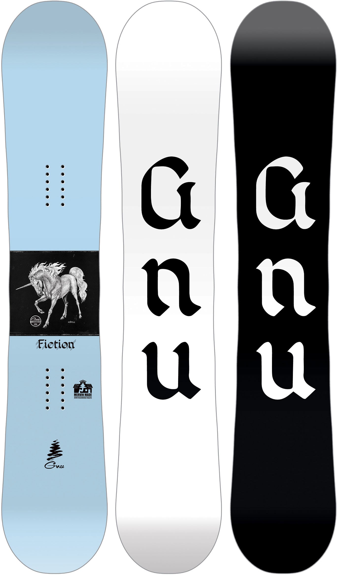 Gnu Fiction Snowboard - Thumbnail 4