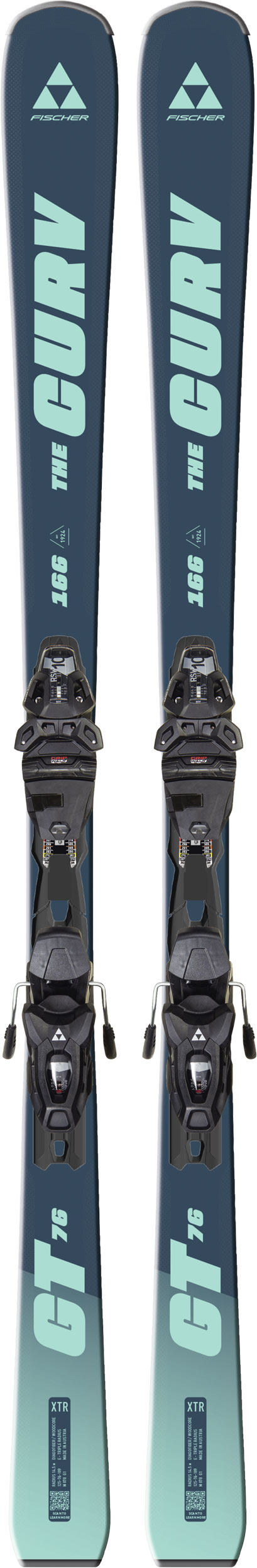 Fischer XTR The Curve GT 76 Ski + RSW 10 GW Ski Binding - Womens