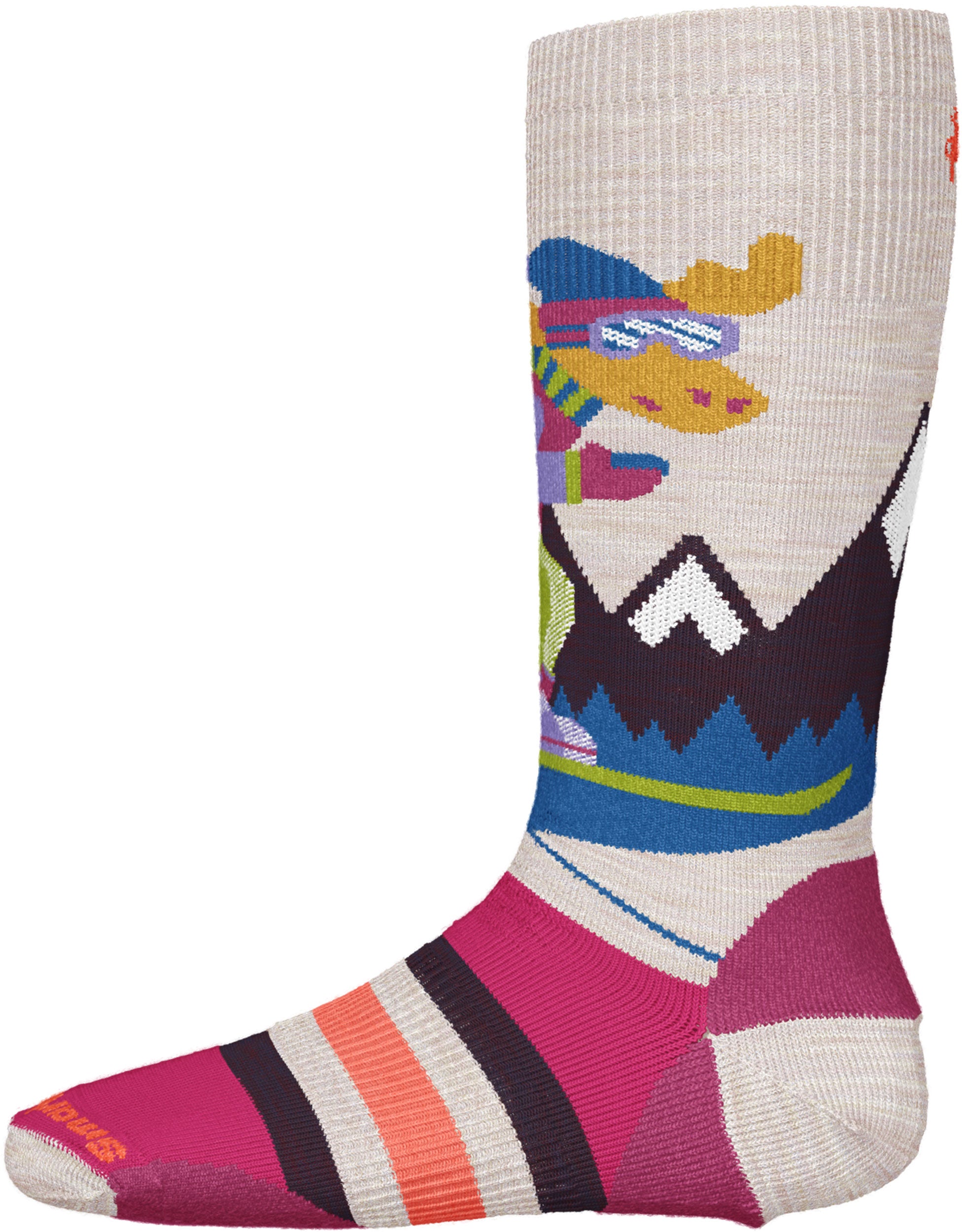 Smartwool Wintersport Full Cushion Mountain Moose Pattern Ski Socks - Kids